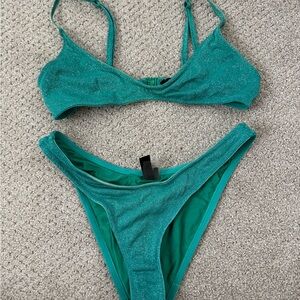 Triangl Swimwear Turquoise Bikini Set